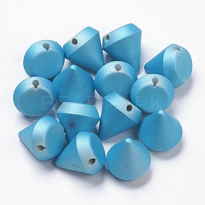 Spray Painted Acrylic Beads MACR-S206-05-1