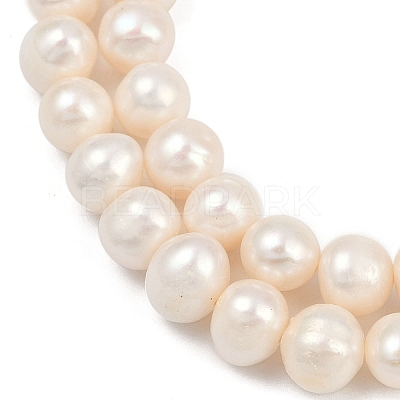 Natural Cultured Freshwater Pearl Beads Strands PEAR-I007-07J-10A-1