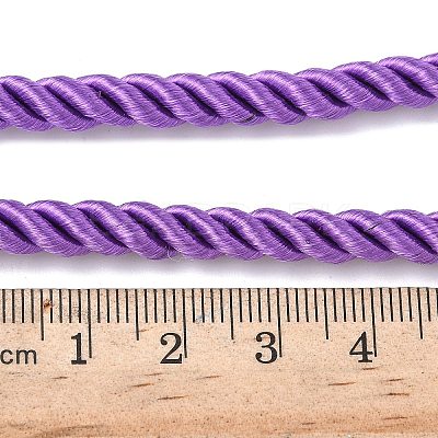 5MM Nylon Twisted Cord Necklace Making FIND-G096-01G-21-1
