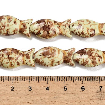 Synthetic Turquoise Beads Strands TURQ-F019-01E-1