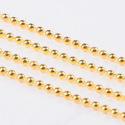 Iron Ball Bead Chains CHB001Y-G-NR-1