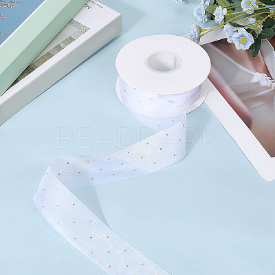 Rayon Rhinestones Ribbon OCOR-WH20050-012A-01-1
