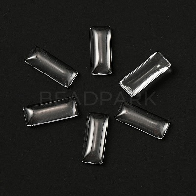 Transparent Glass Cabochons X-GLAA-SZC0001-02-1