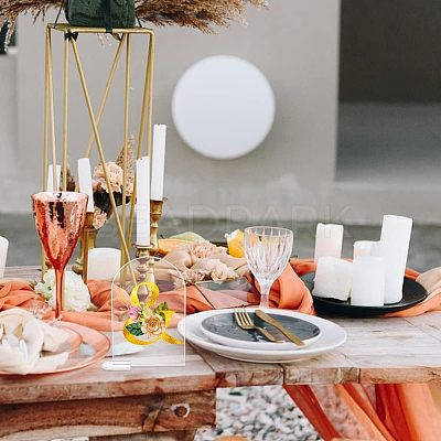 Acrylic Table Sign Holders DIY-WH0374-21-1