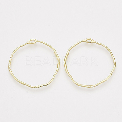 Alloy Open Back Bezel Pendants X-PALLOY-S121-82A-1