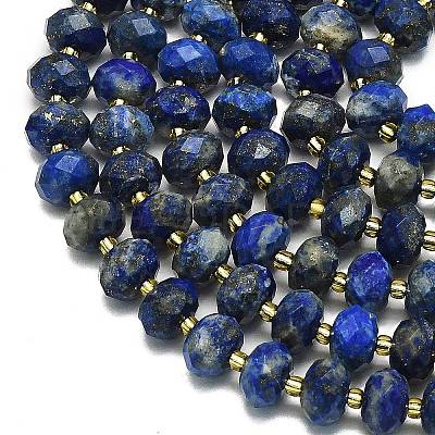 Natural Lapis Lazuli Beads Strands G-P573-A44-01-1