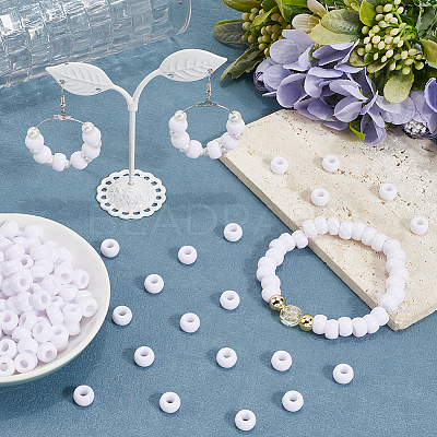 800Pcs Opaque Plastic Beads KY-SP0001-47A-1