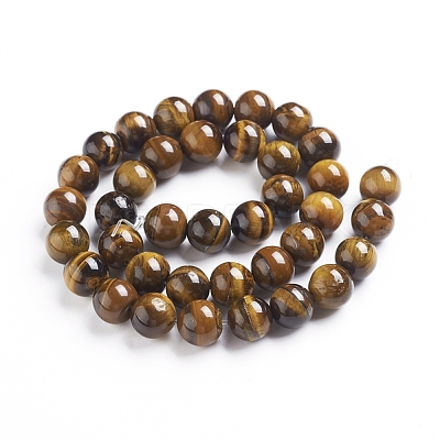 Natural Tiger Eye Beads Strands Z0RQX013-1