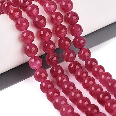 Natural Quartz Beads Strands G-T129-01-8mm-1