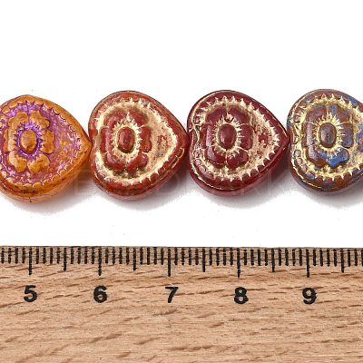 Painted Glass Beads Strands GLAA-Z021-14A-1