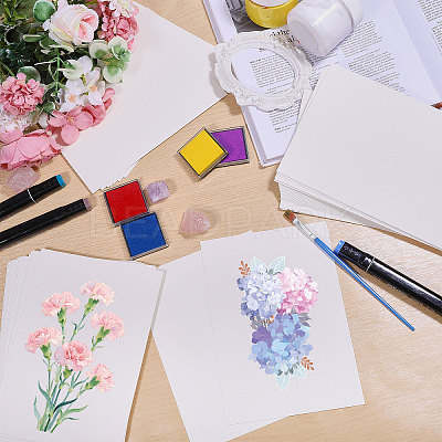 50Pcs Paper Blank Greeting Cards DIY-WH0750-187-1