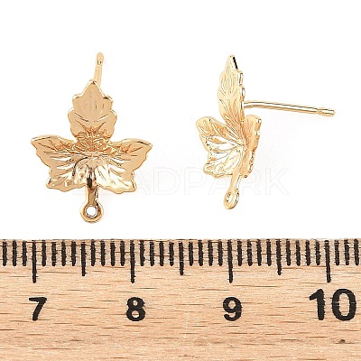 SHEGRACE Brass Stud Earring Findings XGRQ64513-861G-1