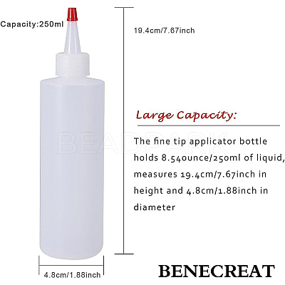 Plastic Glue Bottles DIY-BC0009-07-1