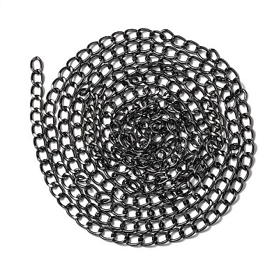 Aluminium Twisted Curb Chains CHA-YW0001-07B-1