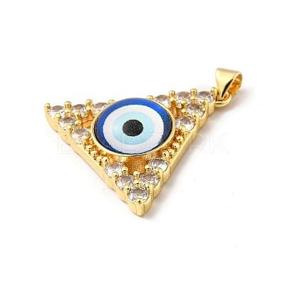 Golden Brass Pendants KK-L209-007G-03-1