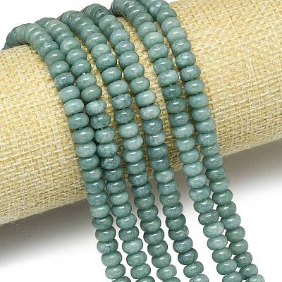 Natural Malaysia Jade Beads Strands G-B165-G01-4x6mm-13-1
