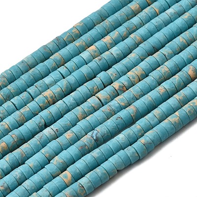 Dyed Synthetic Imperial Jasper Beads Strands G-Z089-A03-A-1