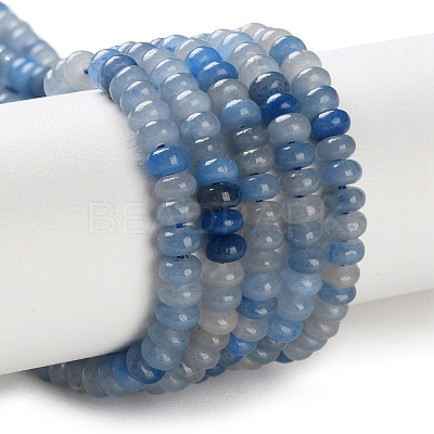 Natural Blue Aventurine(Dyed & Heated) Beads Strands G-K343-C32-01-1