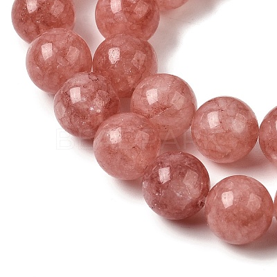 Natural White Jade Beads Strands G-H348-10mm-09-1