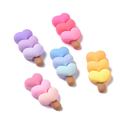Cute Opaque Resin Decoden Cabochons RESI-L037-09-1