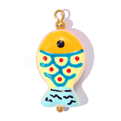 304 Stainless Steel with Glass Pendants GL-OY001-04G-01-1