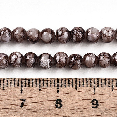 Baking Paint Glass Beads X1-DGLA-N003-4mm-A05-1