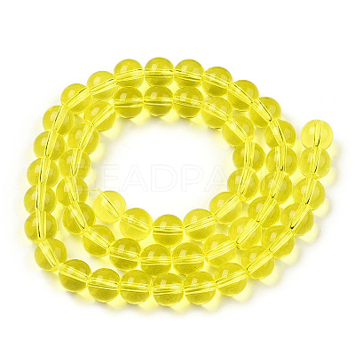 Transparent Glass Beads Strands LS-GLAA-T032-T8mm-12-1
