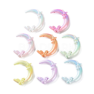 Opaque UV Plating Acrylic Beads PACR-D288-25-1