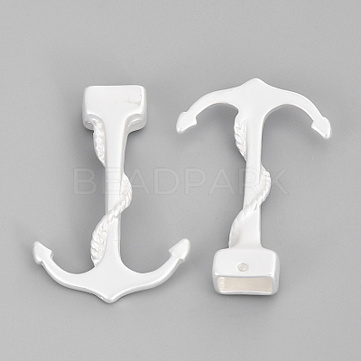 Alloy Anchor Hook Clasps PALLOY-Q357-77MS-NR-1