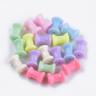 Opaque Acrylic Beads MACR-S296-87-1