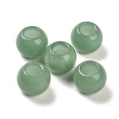 Natural Green Aventurine European Beads LS-G-R488-01N-1