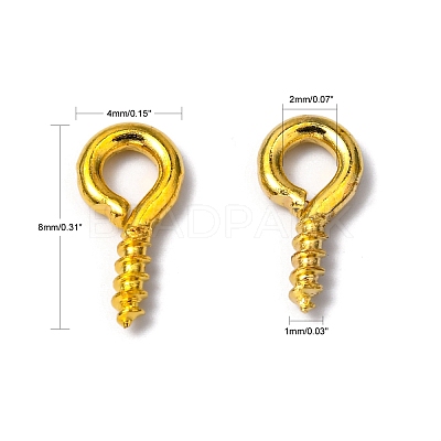 Iron Screw Eye Pin Peg Bails X-E561Y-G-FF-1