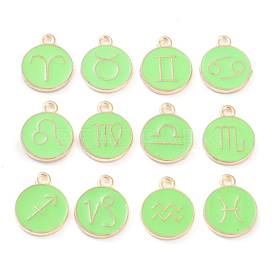 Alloy Enamel Pendants ENAM-S124-01B-06-1