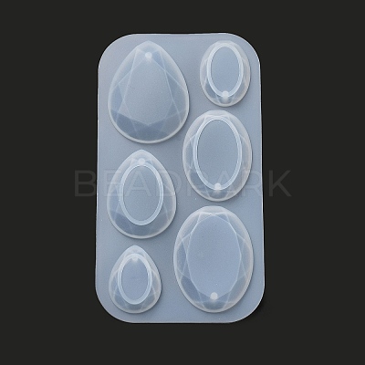 DIY Teardrop Pendant Silicone Molds DIY-G079-02-1