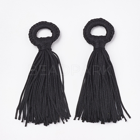 Polyester Tassel Big Pendant Decorations FIND-S274-01-1