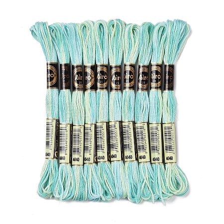 10 Skeins 6-Ply Polyester Embroidery Floss OCOR-K006-A26-1