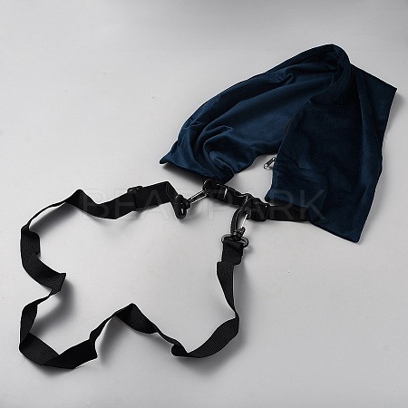 Velvet with Polyester Travel Pillowcase AJEW-WH20006-66B-1