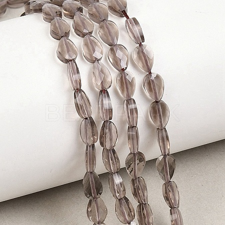 Natural Smoky Quartz Beads Strands G-A303-A04-01-1