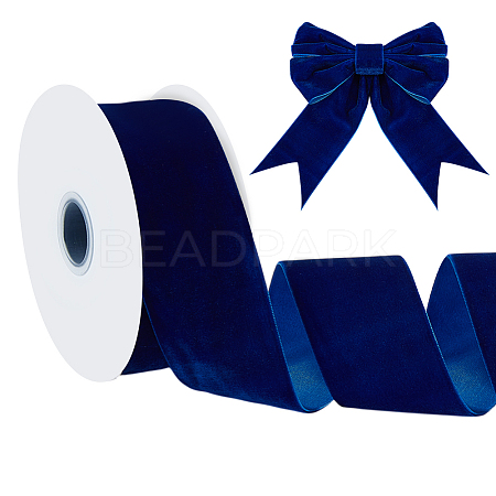 Velvet Spandex Ribbon OCOR-WH0082-467E-1