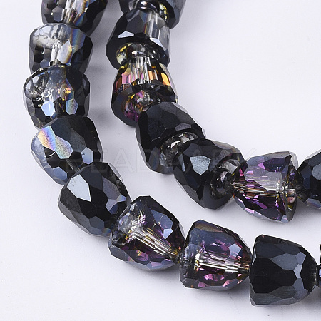 Electroplated Glass Beads X-EGLA-T016-01-A01-1