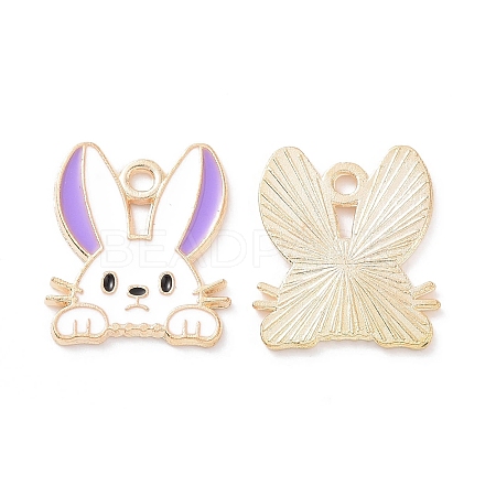 Alloy Enamel Pendants PALLOY-D015-08C-1