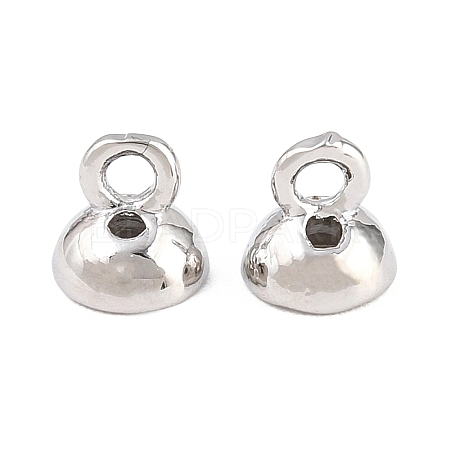 Brass Bead Cap Bails KK-H292-41P-1
