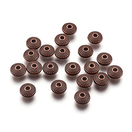 Tibetan Style Alloy Spacer Beads LS-RLF0391Y-1