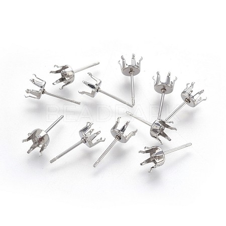 Tarnish Resistant 304 Stainless Steel Stud Earring Findings LS-STAS-P221-20D-P-1