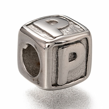 Tarnish Resistant 304 Stainless Steel European Beads OPDL-L020-001P-1