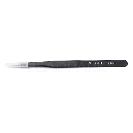 Spray Painted 201 Stainless Steel Beading Tweezers TOOL-G021-04-1