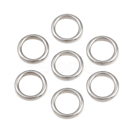304 Stainless Steel Closed Jump Rings STAS-G393-06P-07-1