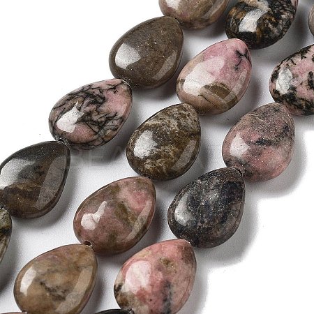 Natural Rhodonite Beads Strands G-P528-L21-01-1