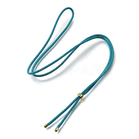 2.5MM Adjustable Braided Nylon Cords Necklace Making FB-CBAA152-02G-26-1