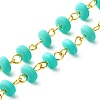Handmade Polymer Clay Beaded Chain AJEW-JB00999-04-3